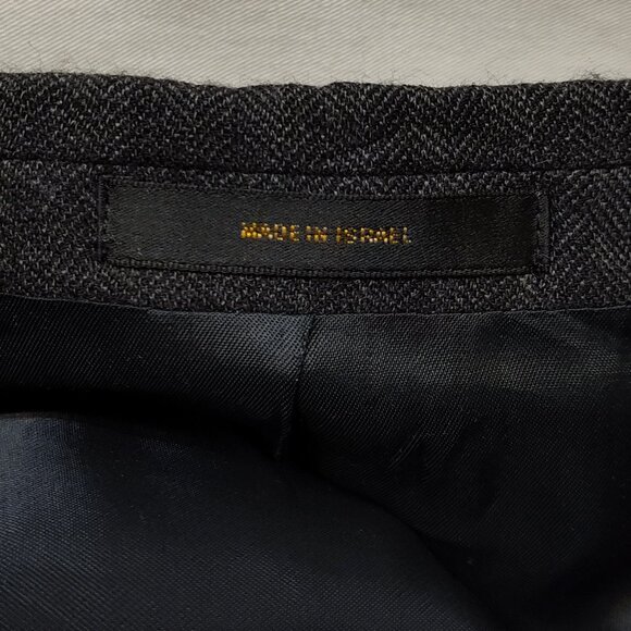 Fenzia 100% Wool Sport Coat Blazer 42 Short S & K Famous Brands Made In Israel - Picture 8 of 8